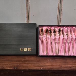 Chinese Gold Plated Silverware